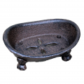 G079- CAST IRON BROWN BATH TUB